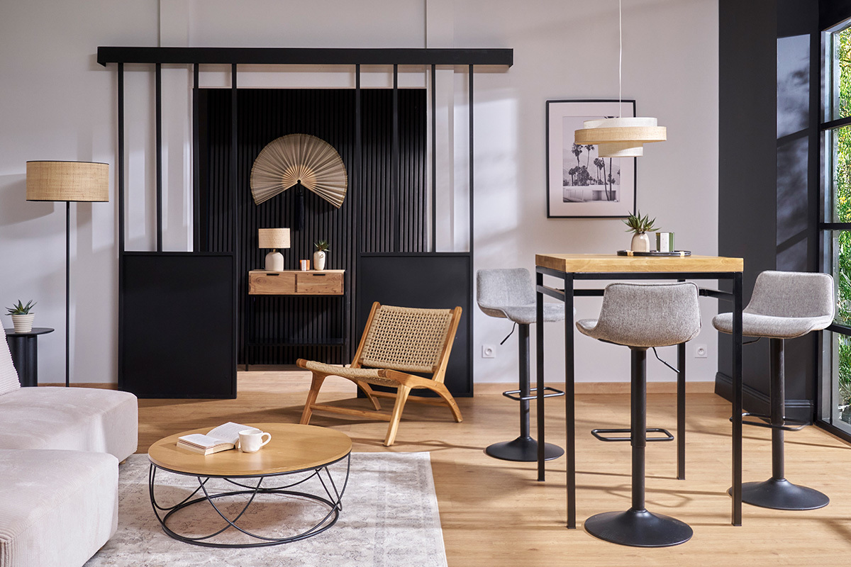 Sgabelli da bar regolabili girevoli a 360� in tessuto effetto velluto testurizzato grigio e metallo (set di 2) BOOST