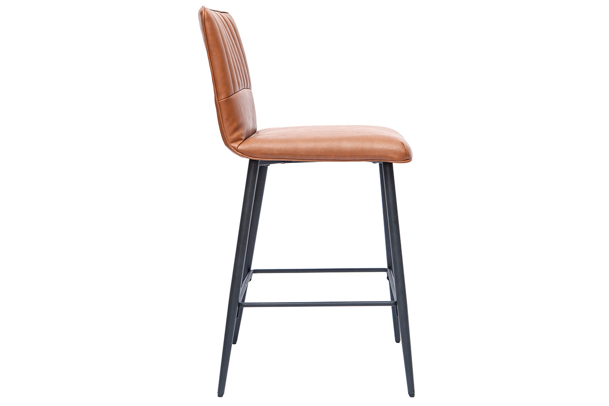 Sgabelli da bar vintage marrone (set di 2) H62 cm FARELL