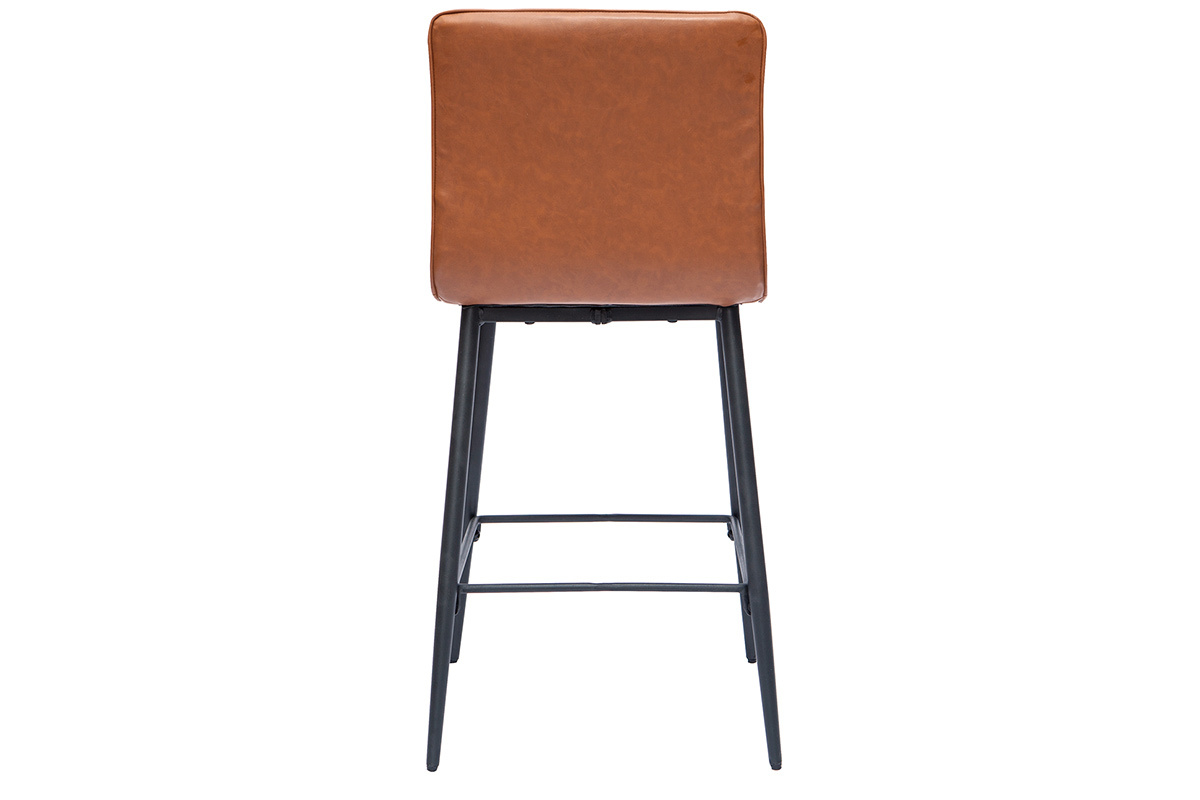 Sgabelli da bar vintage marrone (set di 2) H62 cm FARELL