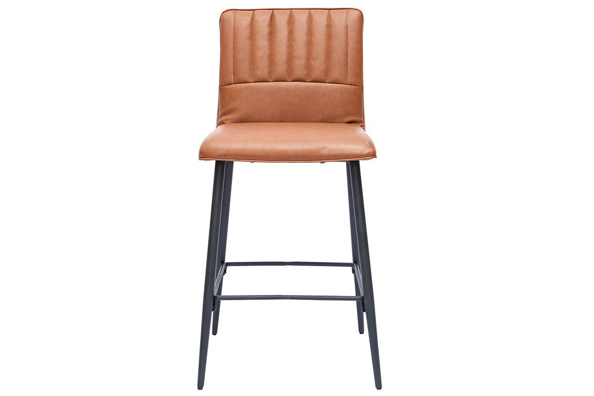 Sgabelli da bar vintage marrone (set di 2) H62 cm FARELL