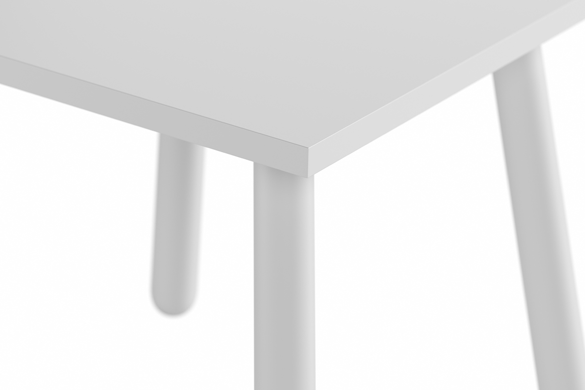 Sgabello bambini scandinavo legno chiaro FOXY