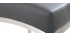 Sgabello da bar alluminio spazzolato PU grigio scuro 66cm set di 2 OLLY