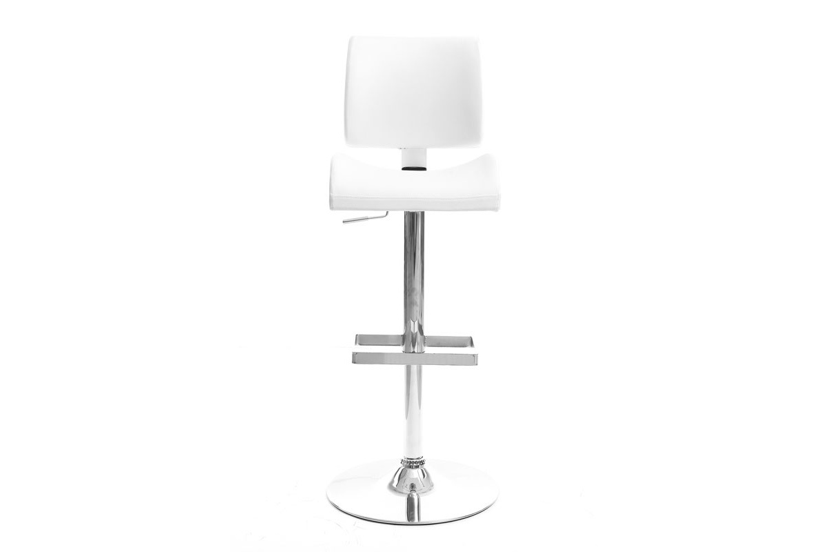 Sgabello da bar design bianco CERES