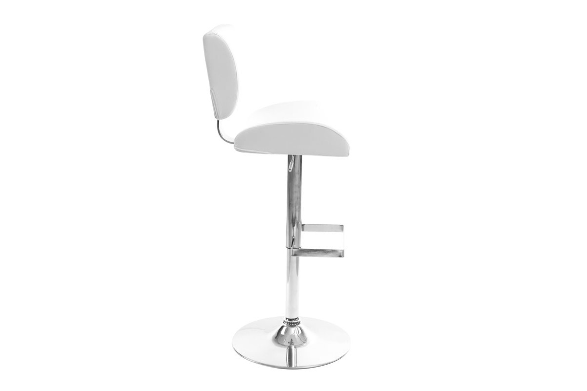  Sgabello da bar design bianco CERES