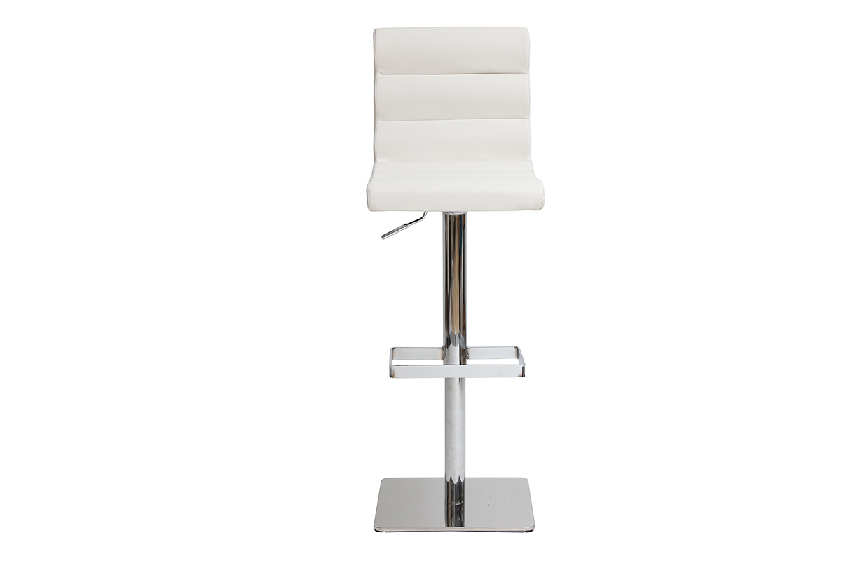 Sgabello da bar design bianco COLOMBUS