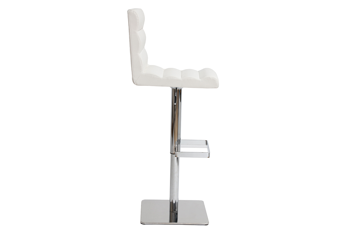 Sgabello da bar design bianco COLOMBUS