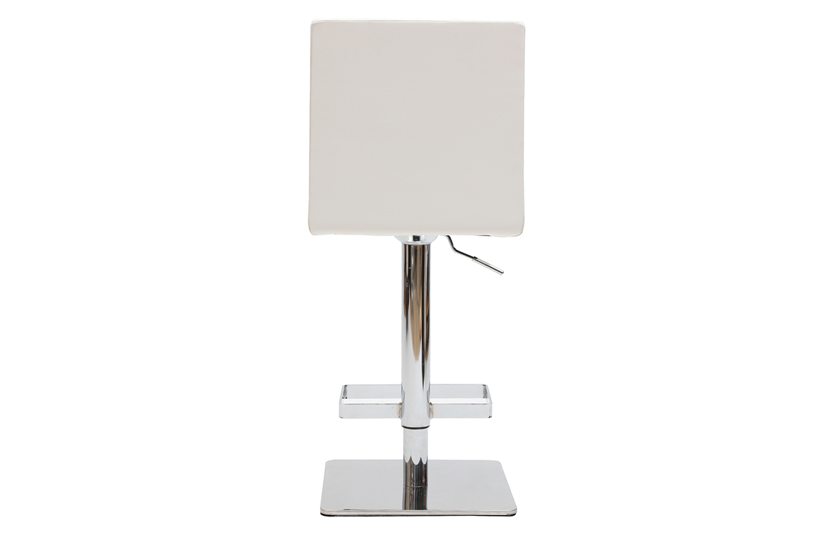 Sgabello da bar design bianco COLOMBUS