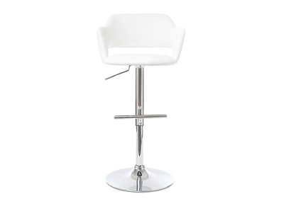Sgabello da bar design bianco JESSY