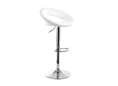 Sgabello da bar design bianco NEWTON