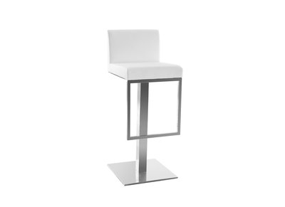 Sgabello da bar design bianco OMEGA - Sgabello da bar design bianco OMEGA