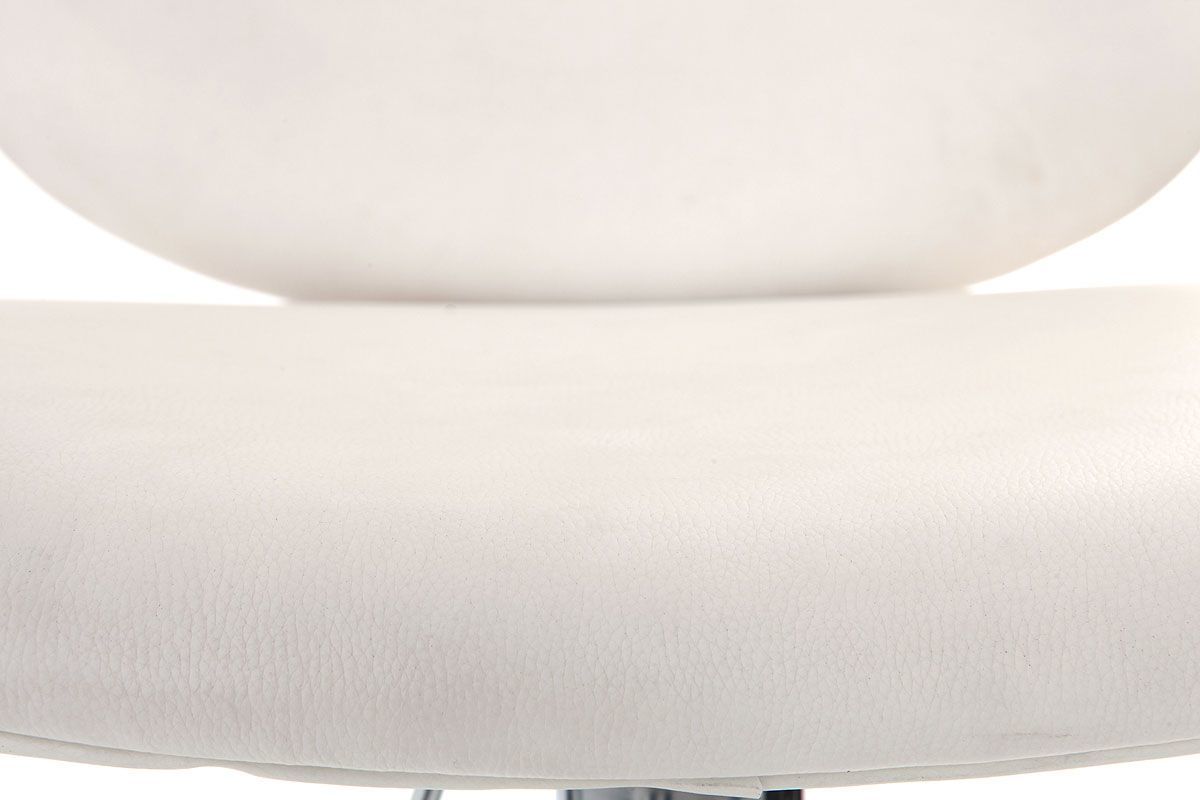 Sgabello da bar design bianco STONE
