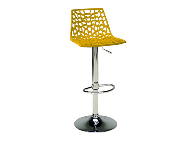 Sgabello da bar design giallo ATRAX