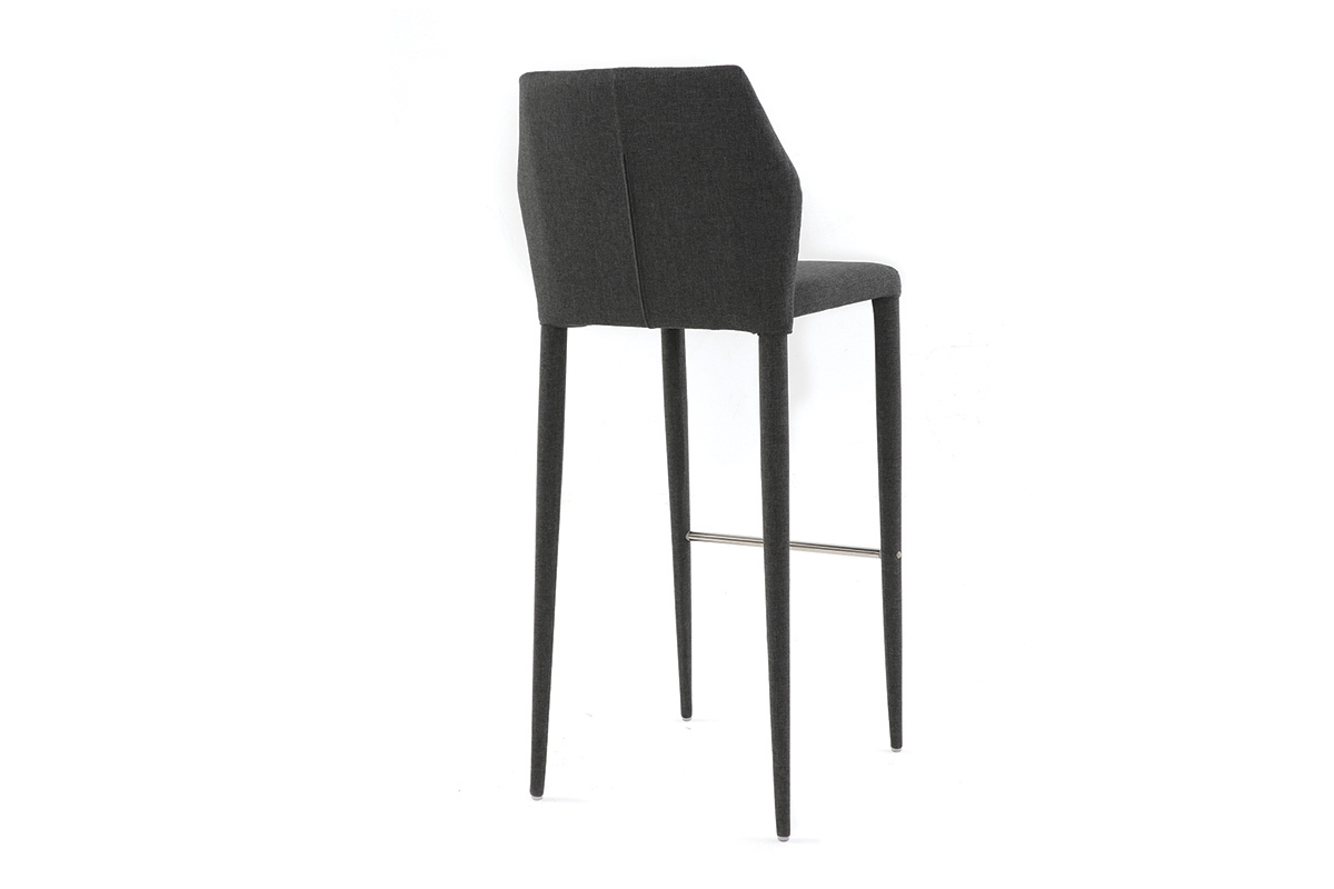 Sgabello da bar design grigio set di 2 KARLA