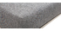 Sgabello da bar design metallo e tessuto grigio scuro 66cm set di 2 HALEY