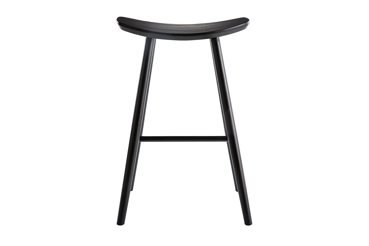 Sgabello da bar design nero 72 cm DEMORY