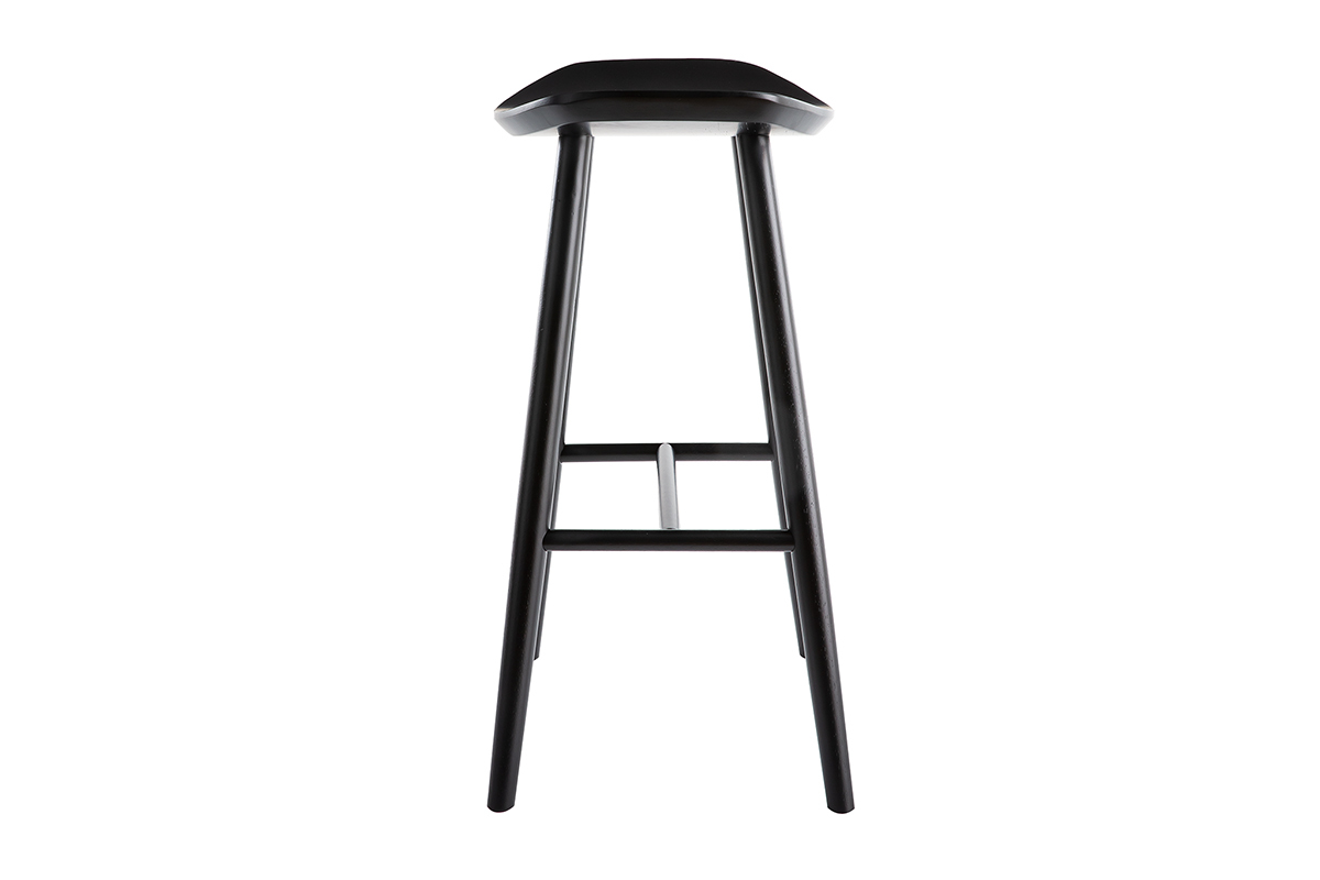 Sgabello da bar design nero 72 cm DEMORY