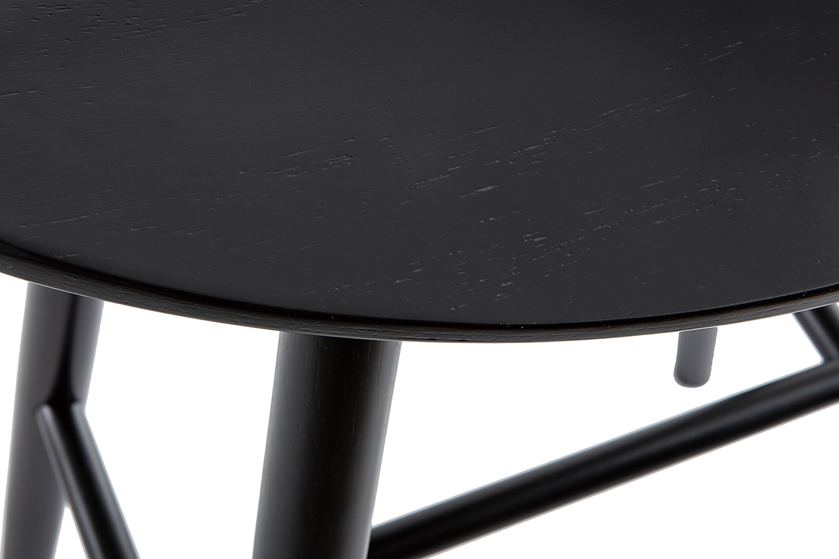 Sgabello da bar design nero 72 cm DEMORY