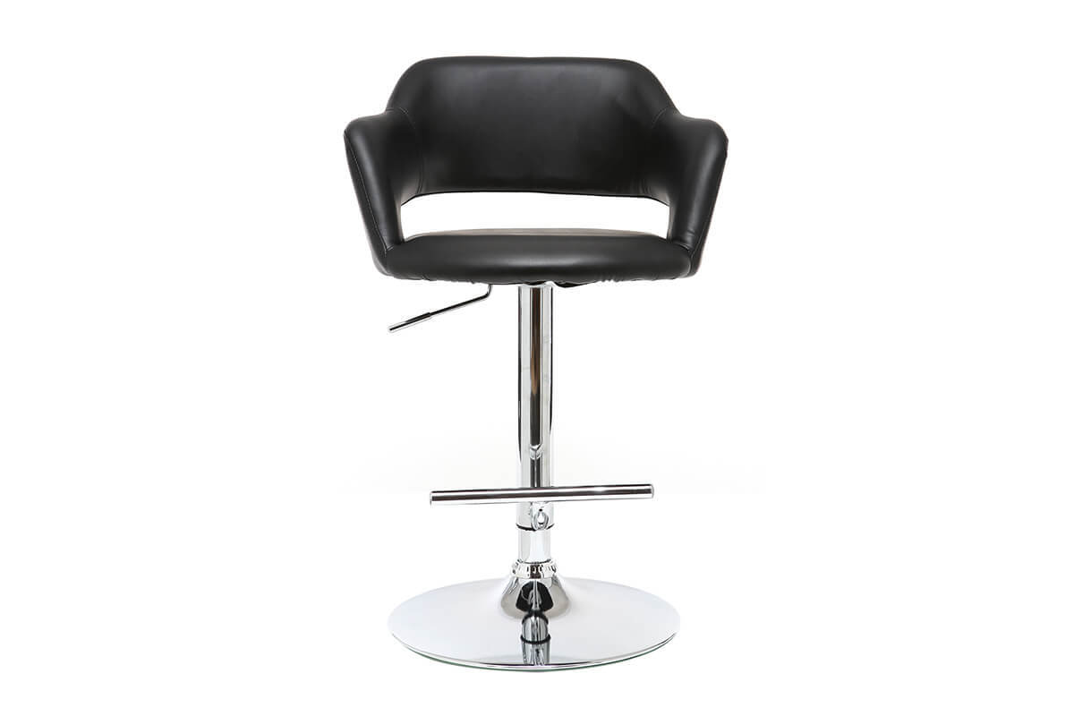 Sgabello da bar design nero JESSY