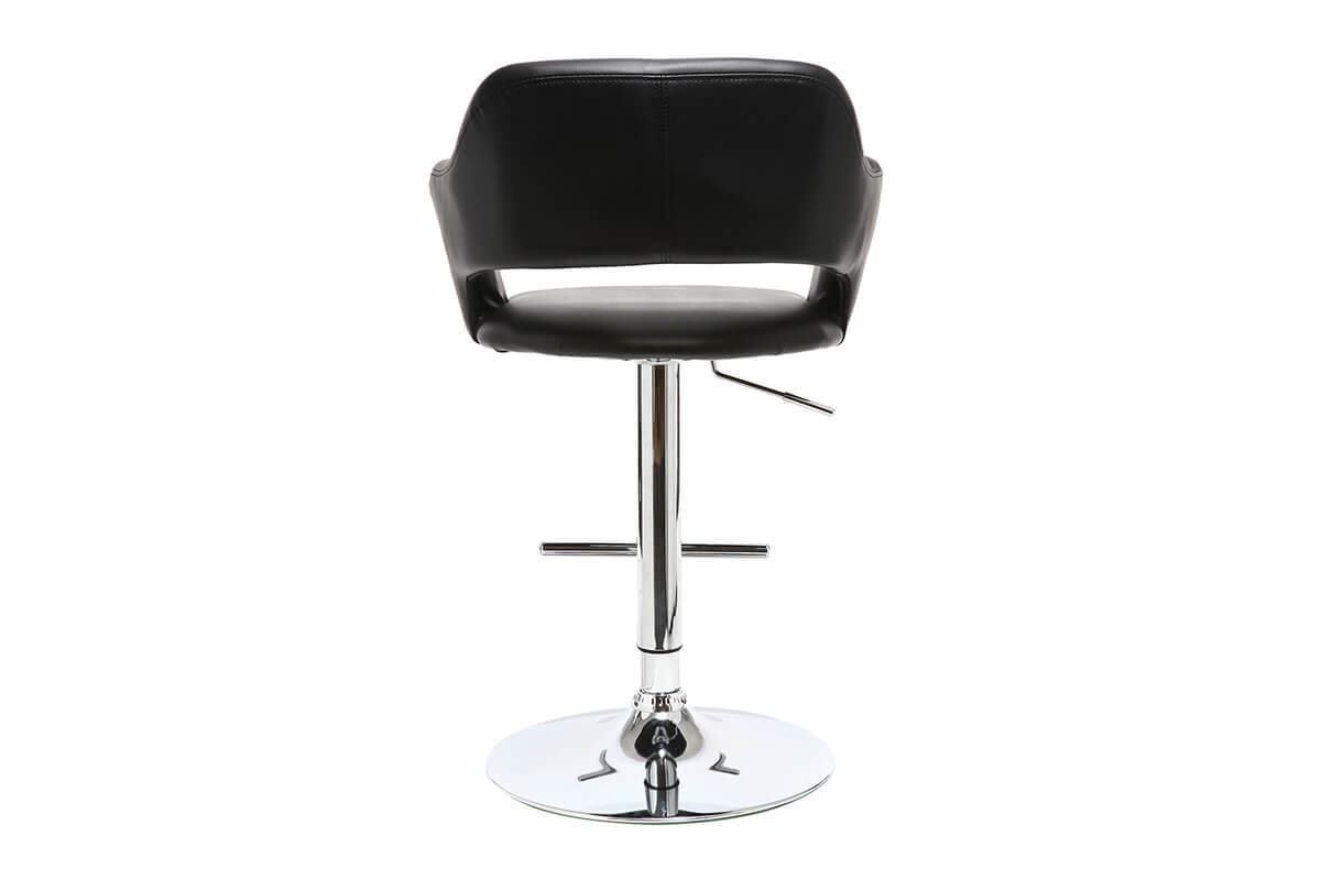 Sgabello da bar design nero JESSY