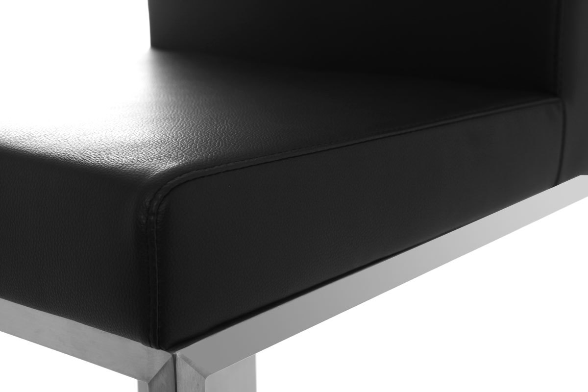 Sgabello da bar design nero OMEGA