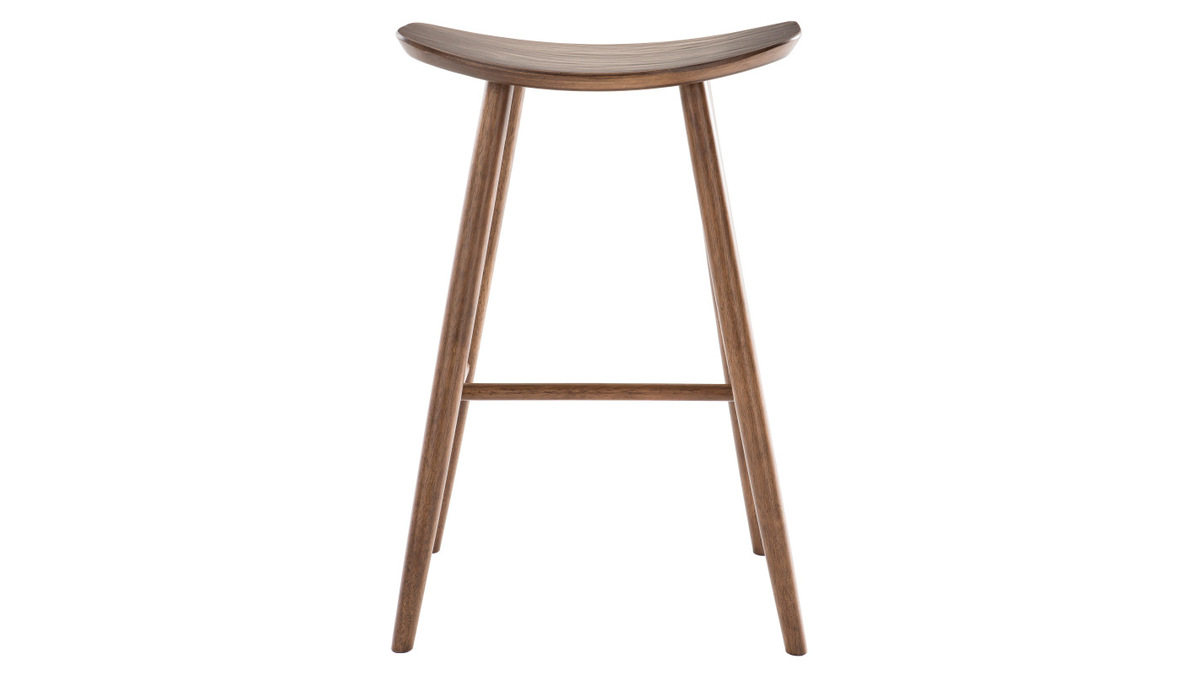 Sgabello da bar design noce 72 cm DEMORY