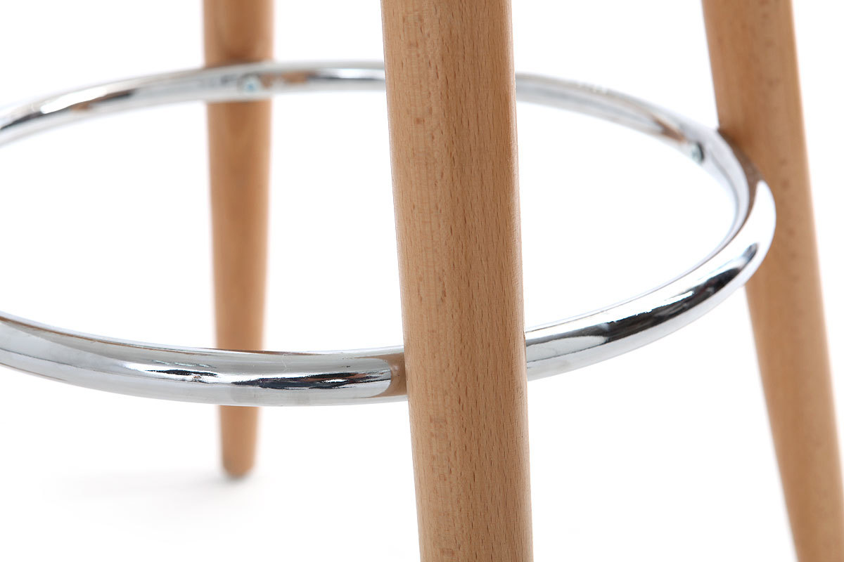 Sgabello da bar design scandinavo bianco GILDA