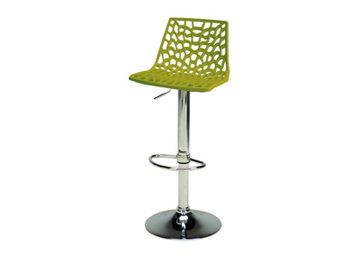 Sgabello da bar design verde ATRAX