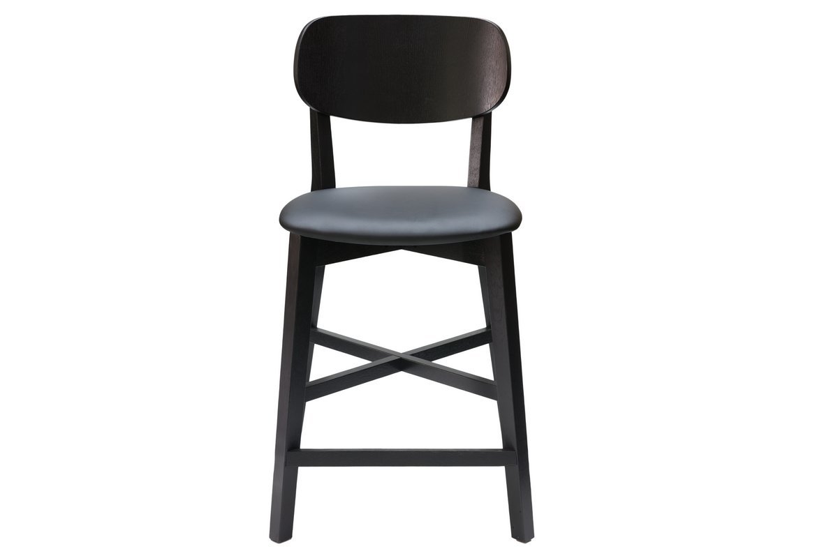 Sgabello da bar nero H65 cm LUCIA