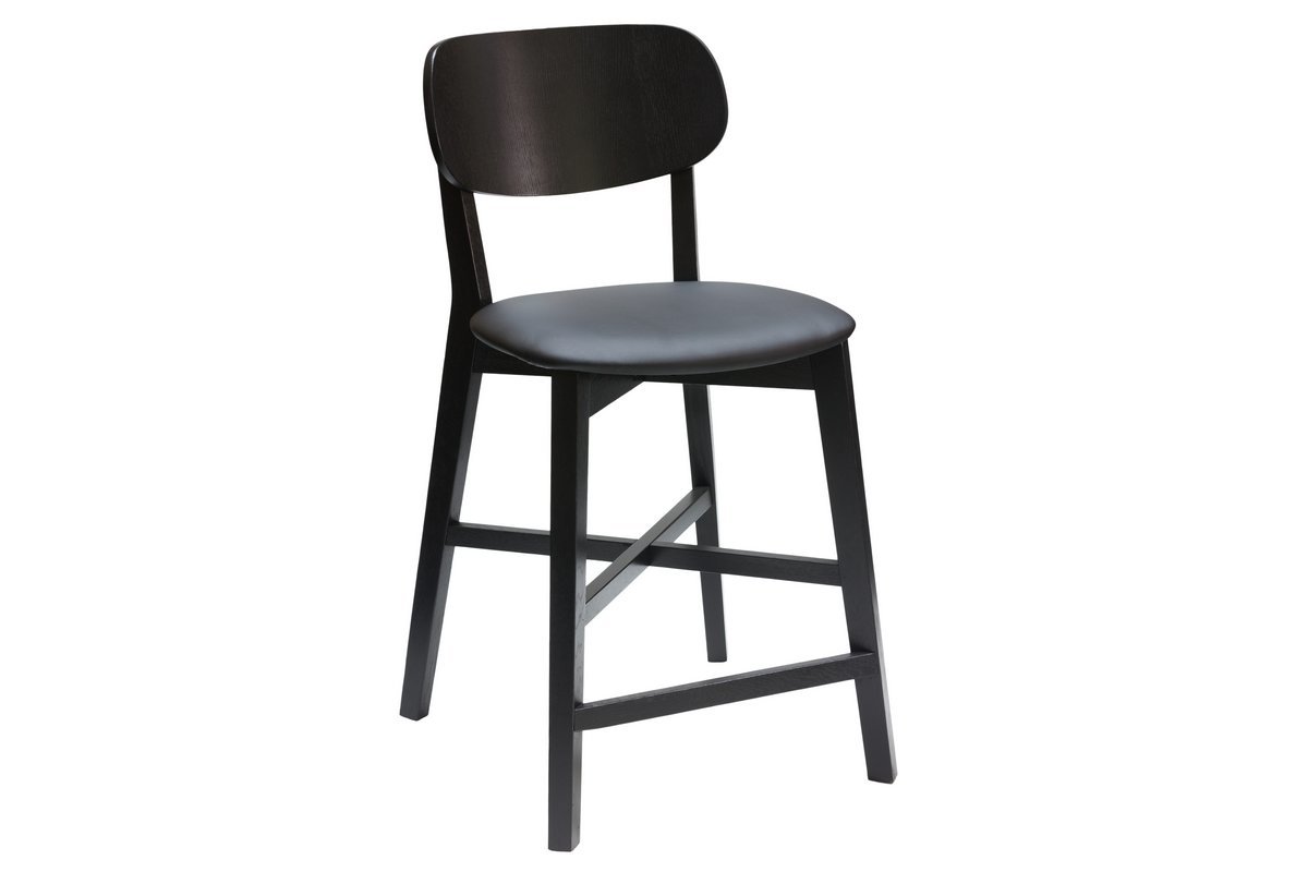Sgabello da bar nero H65 cm LUCIA