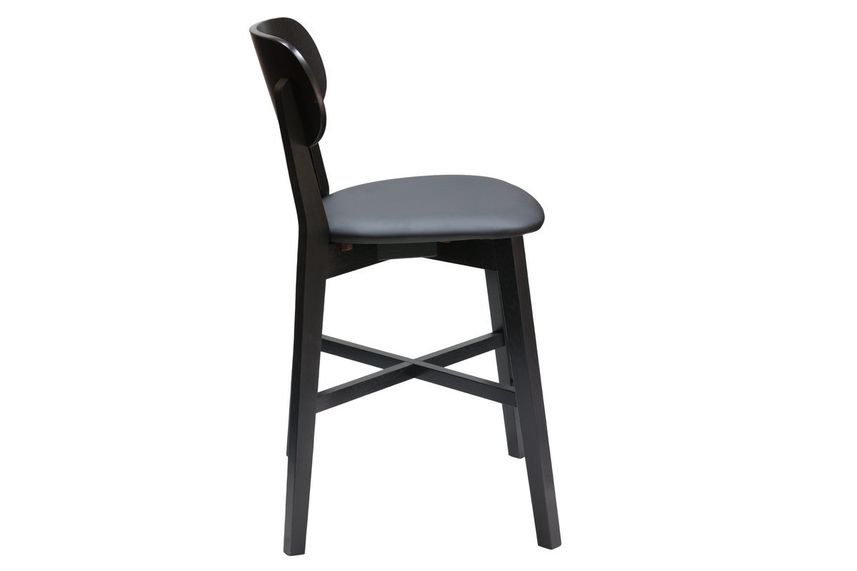Sgabello da bar nero H65 cm LUCIA