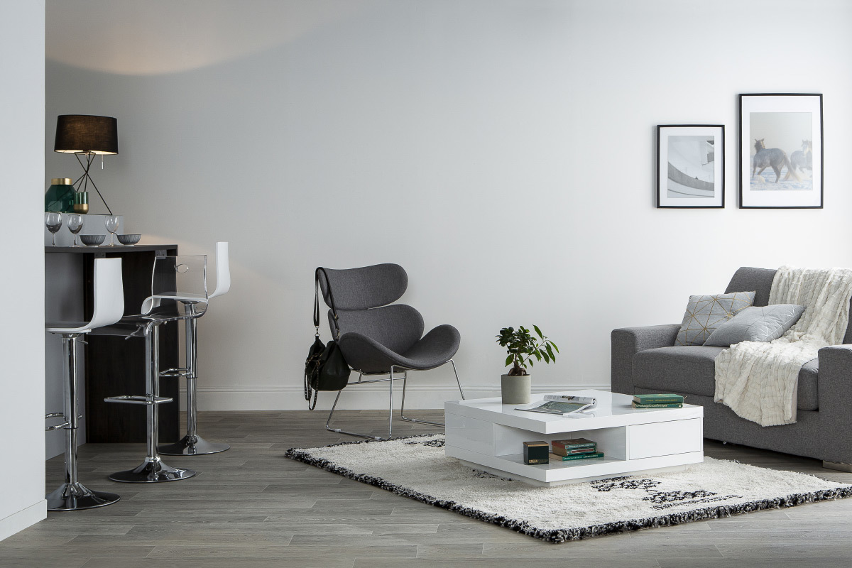 Sgabello da bar SATURNO rosso trasparente (gruppo di 2)