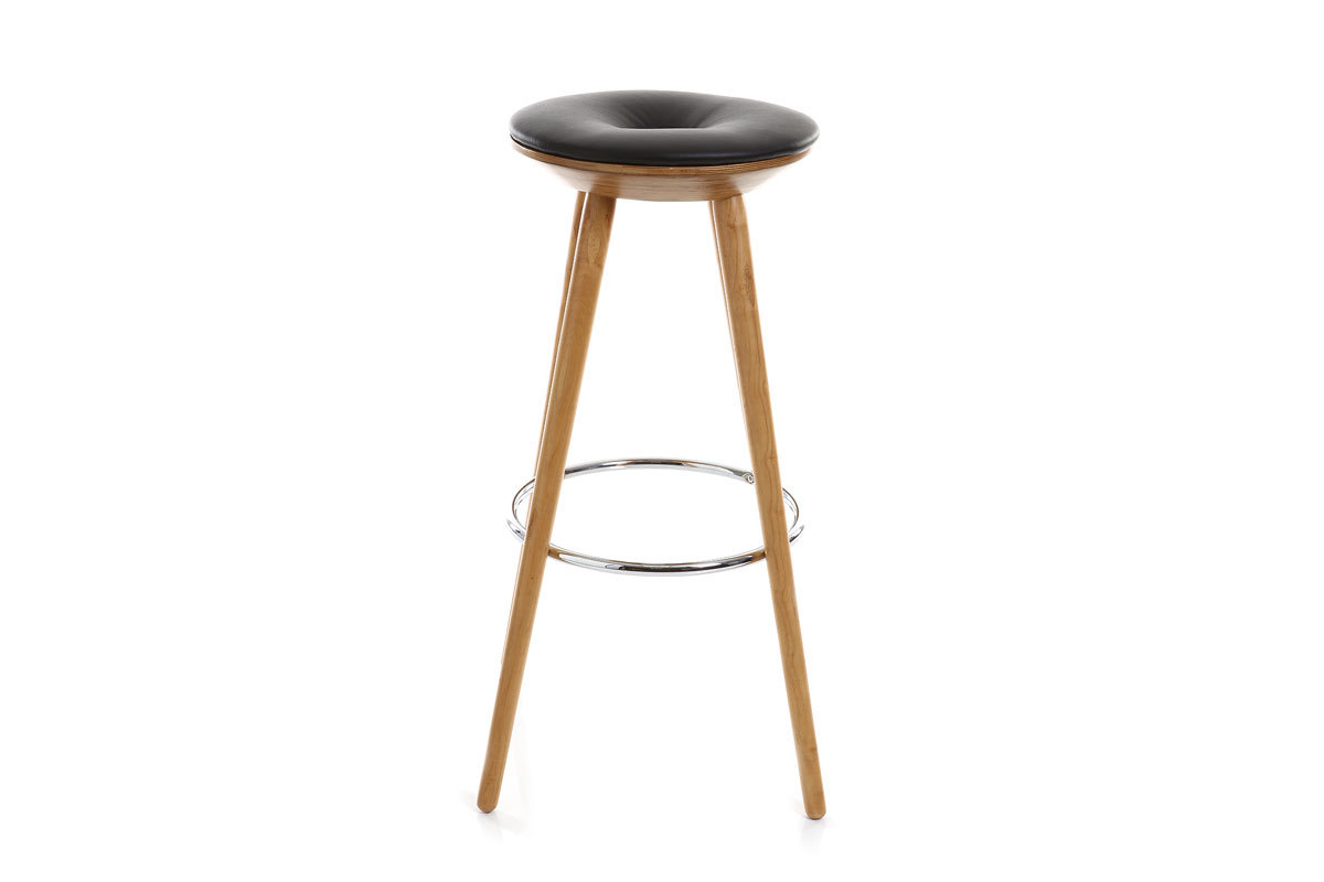Sgabello da bar stile scandinavo in frassino NORDECO