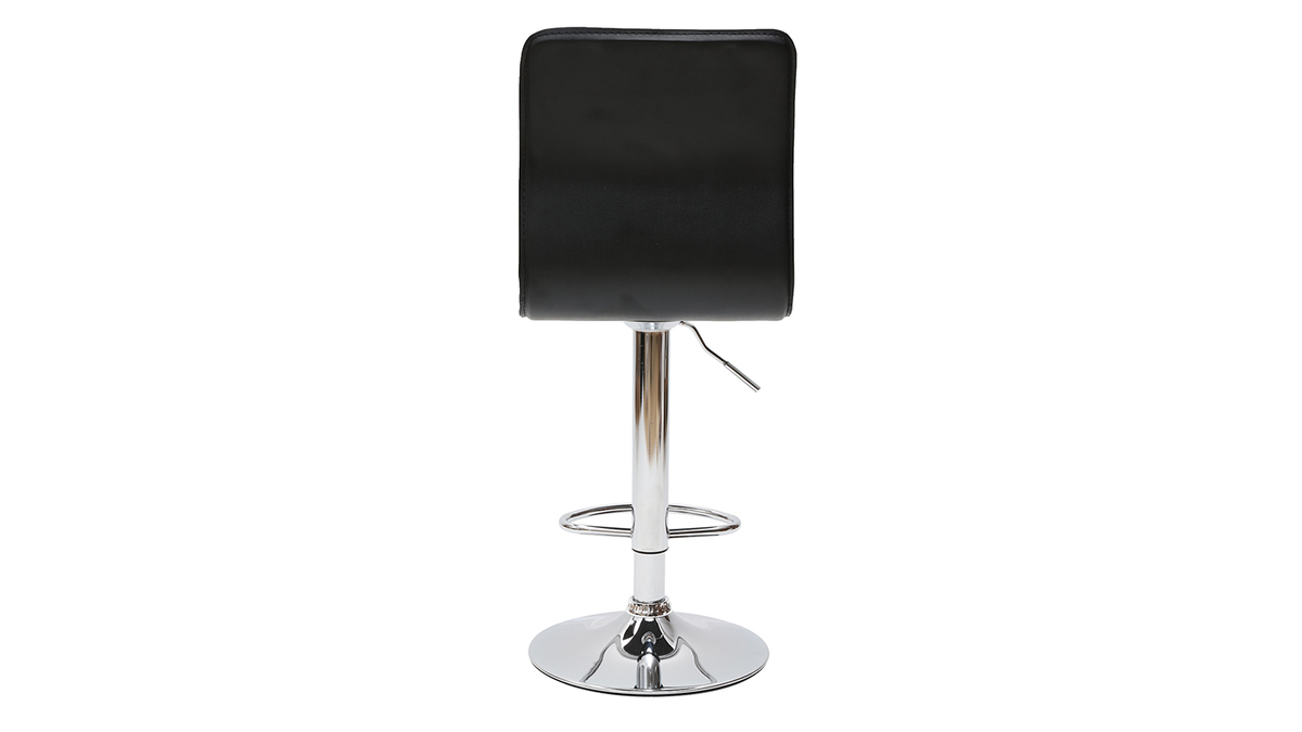 Sgabello da bar SURF ALTO nero (set di 2)