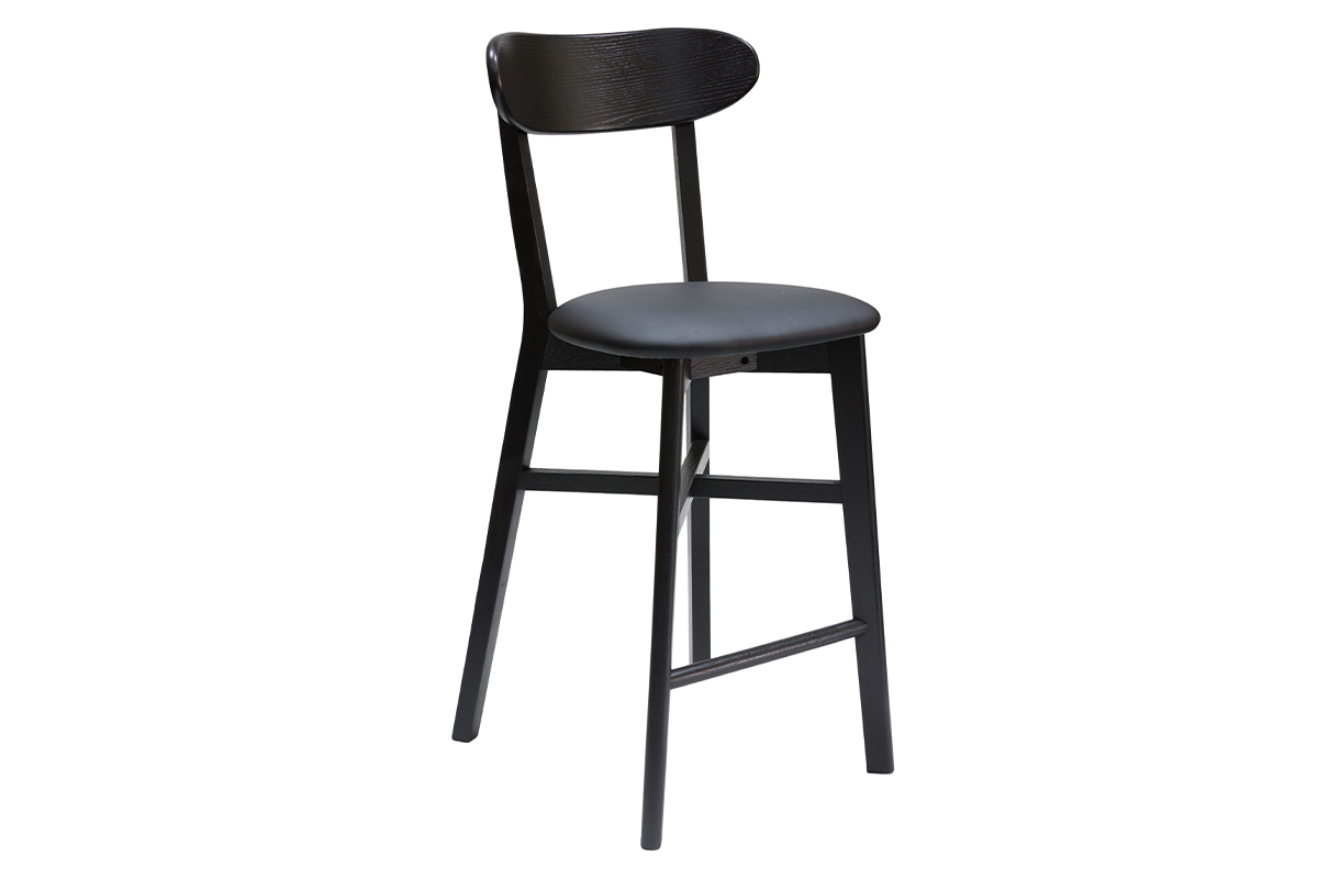 Sgabello da bar vintage nero H65 cm DOVE