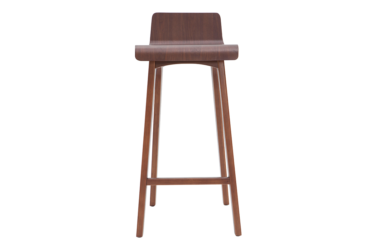 Sgabello / sedia da bar legno scuro 75 cm BALTIK