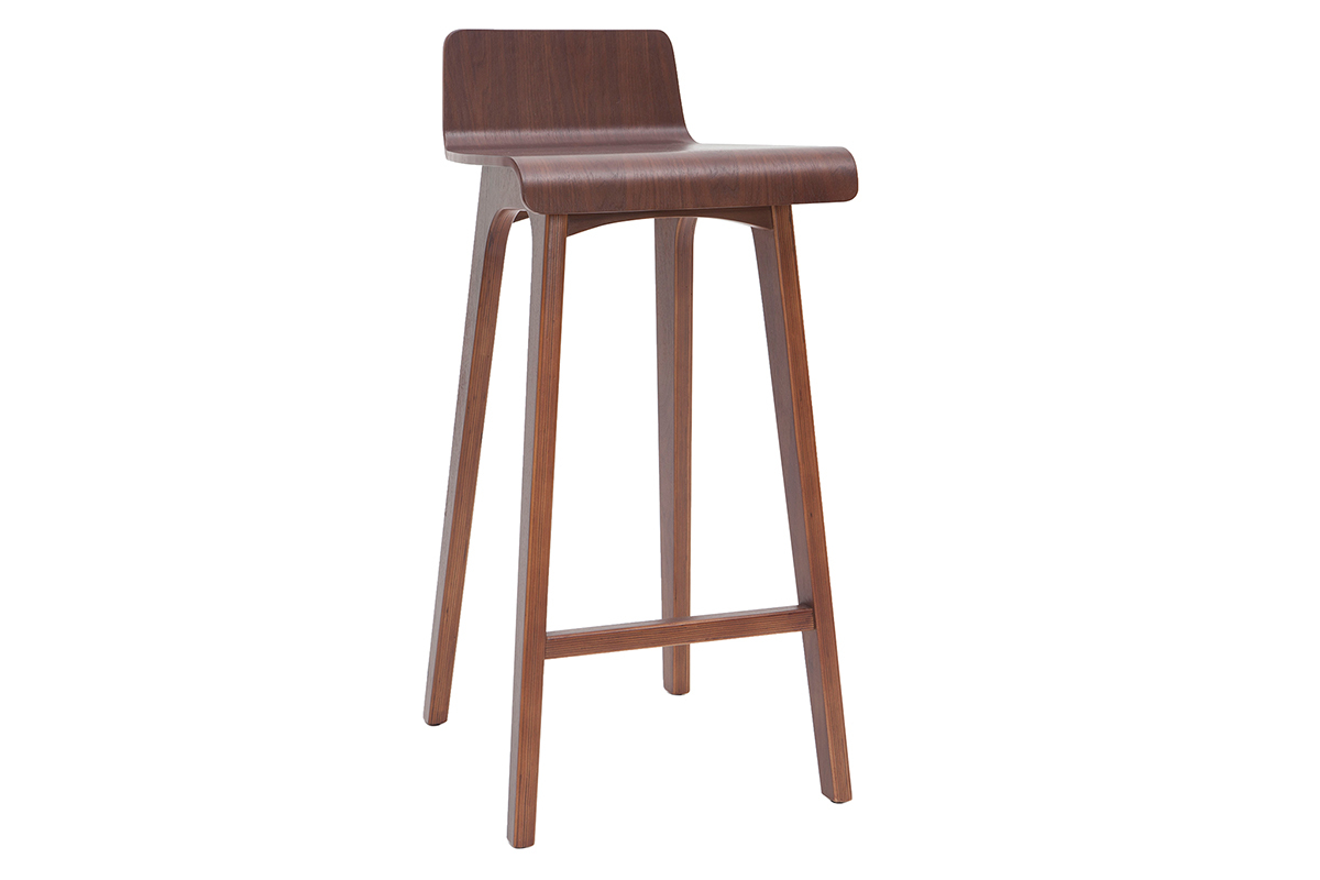Sgabello / sedia da bar legno scuro 75 cm BALTIK