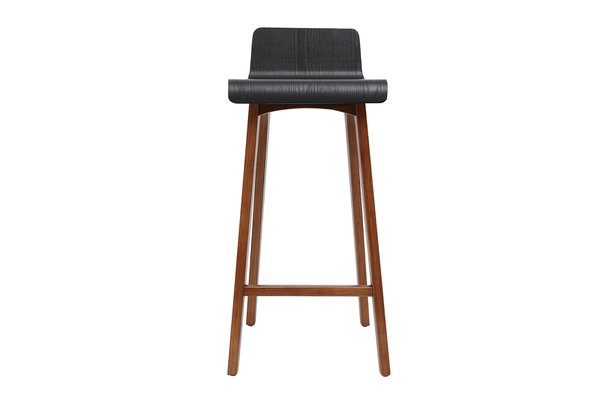 Sgabello / sedia da bar nera 75 cm BALTIK