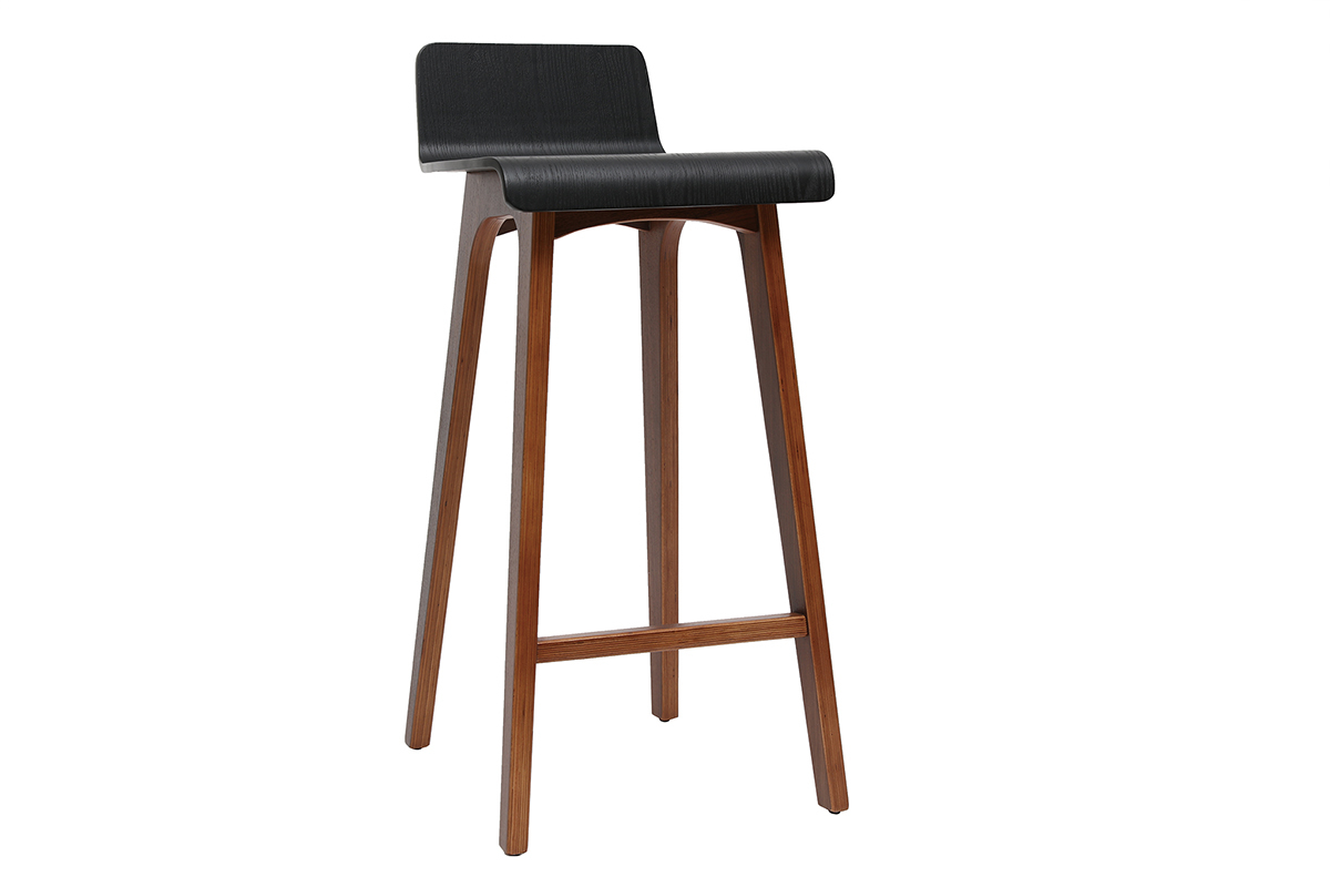 Sgabello / sedia da bar nera 75 cm BALTIK