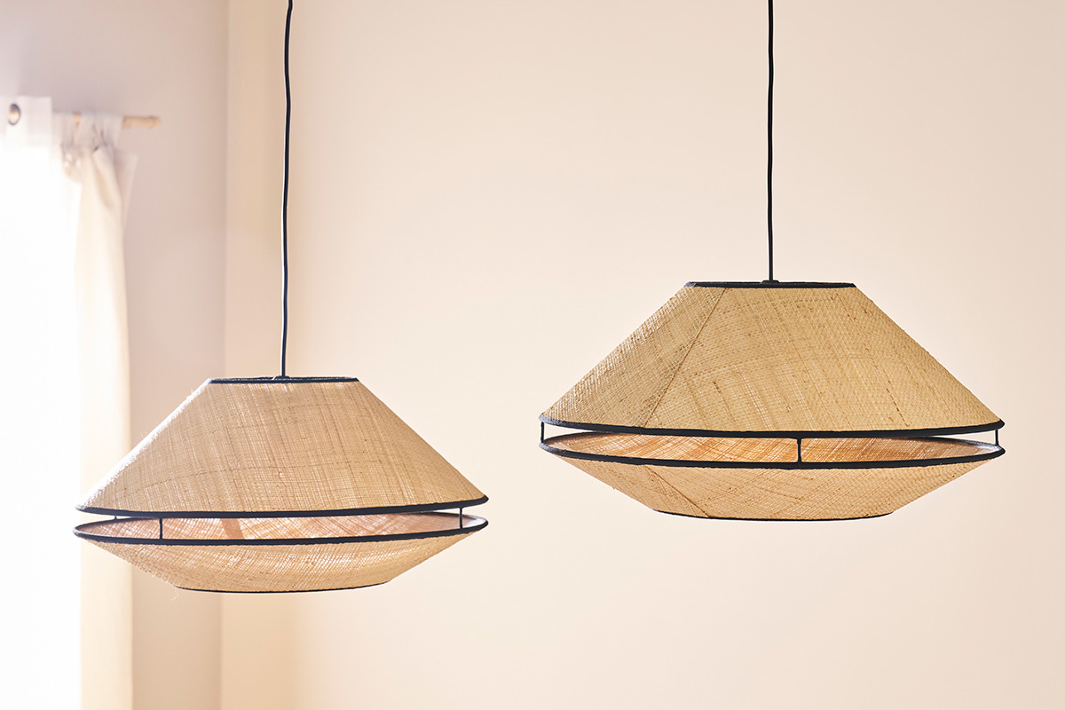 Sospensione in rattan naturale D50 cm KOYA