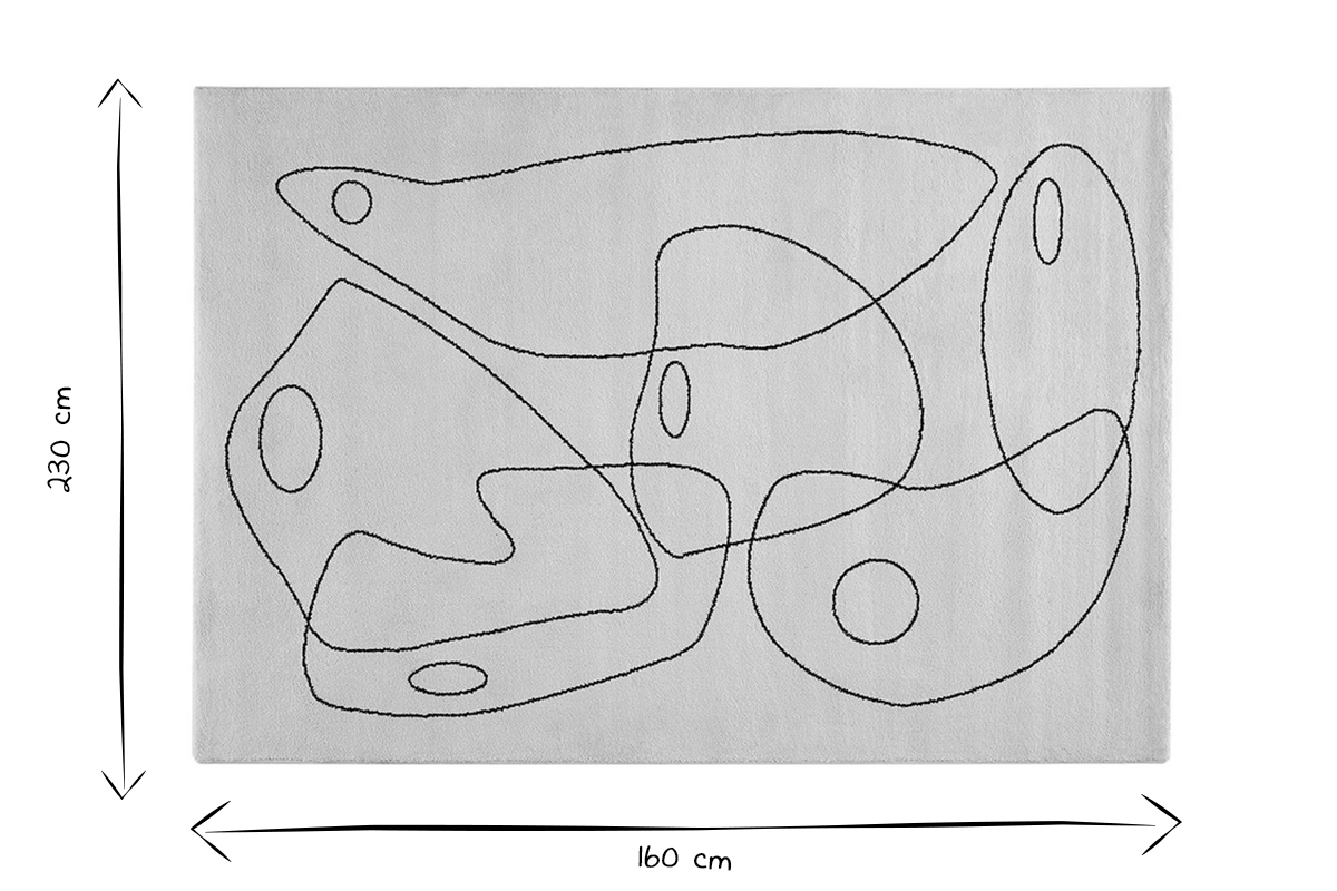 Tappeto 160 x 230 cm ARTISTE