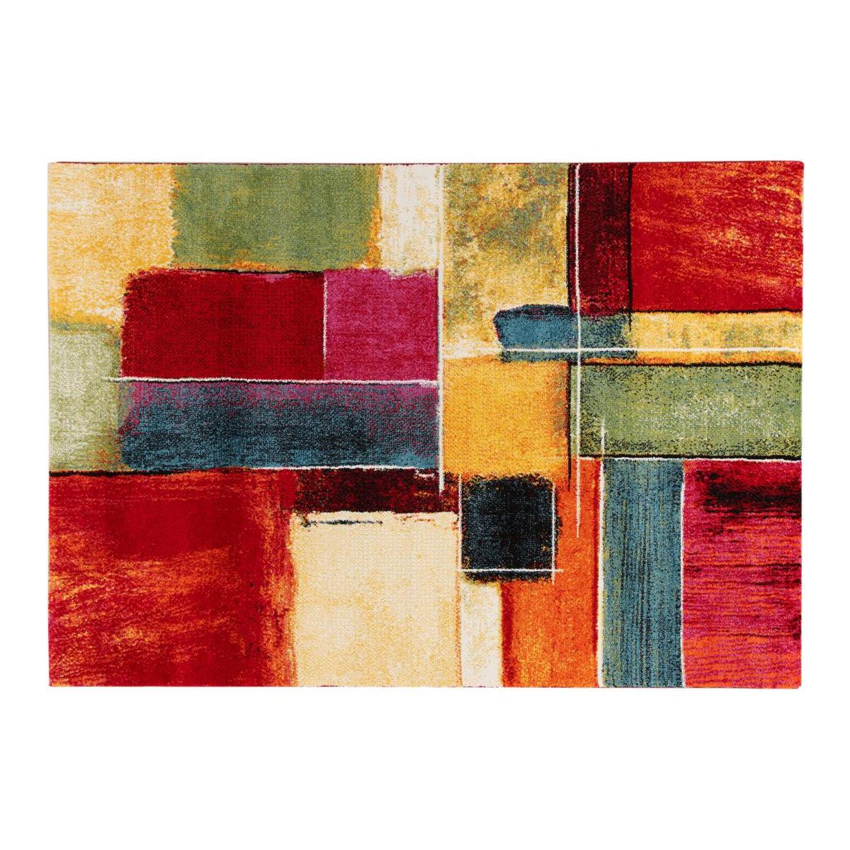 Tappeto a motivi multicolori 160 x 230 cm CANDY