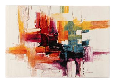 Tappeto a motivi multicolori 160 x 230 cm GOUACHE