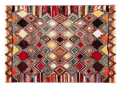 Tappeto a motivi multicolori 160 x 230 cm HOLI