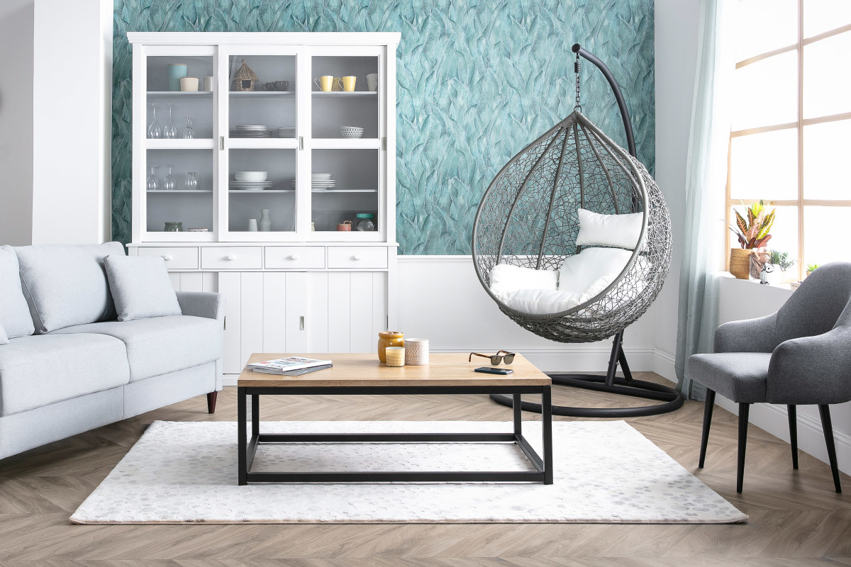 Tappeto avorio con motivi 160 x 230 cm BULLES