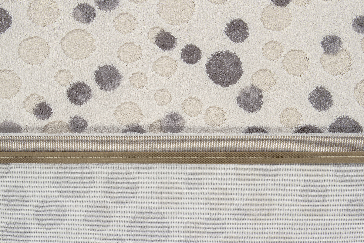 Tappeto avorio con motivi 200 x 300 cm BULLES