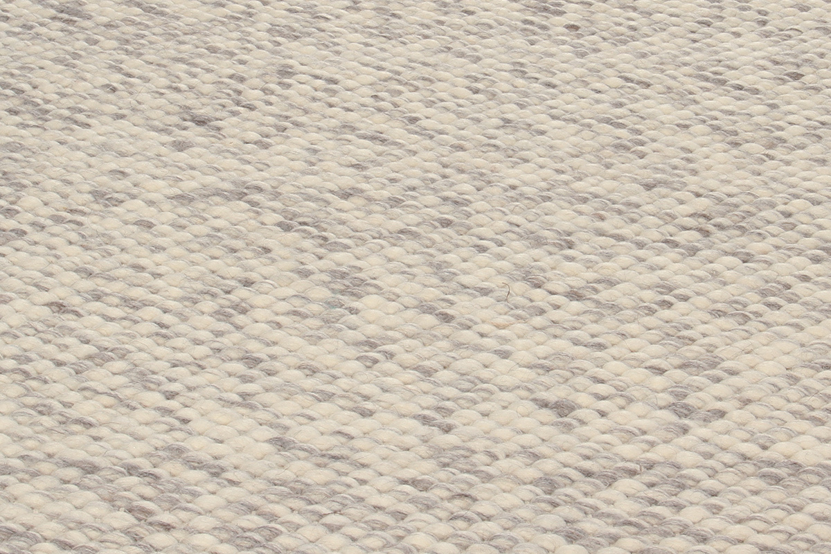 Tappeto avorio in lana 140 x 200 cm WOOL