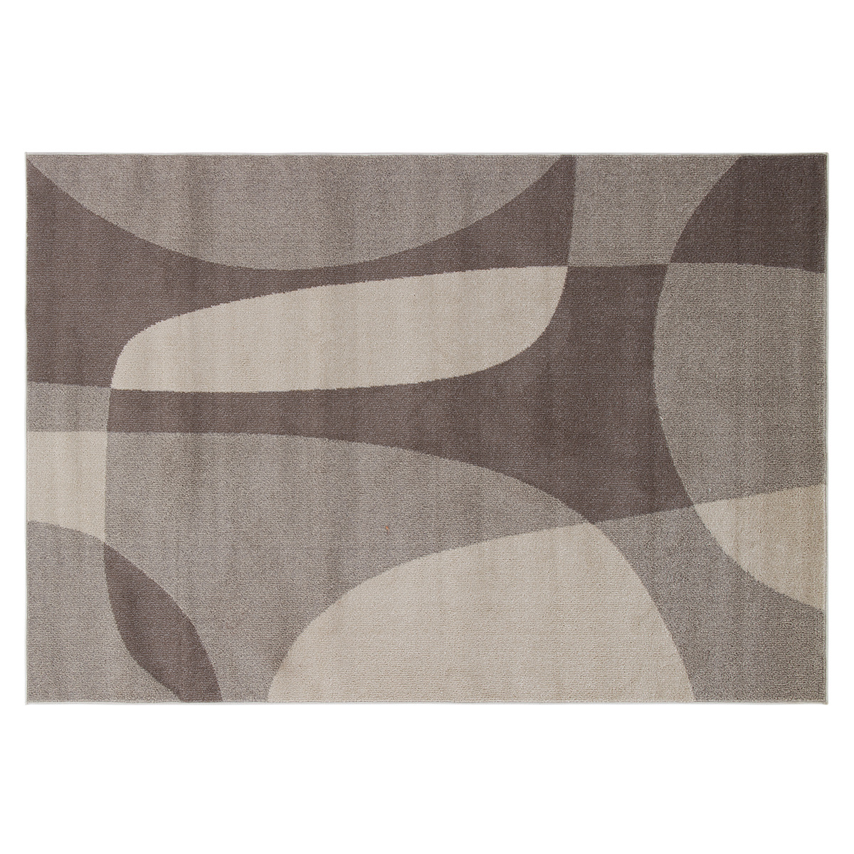 Tappeto beige e grigio con motivo grafico 200 x 290 cm ARID