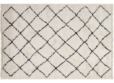 Tappeto berbero écru 160 x 230 cm ZELIA