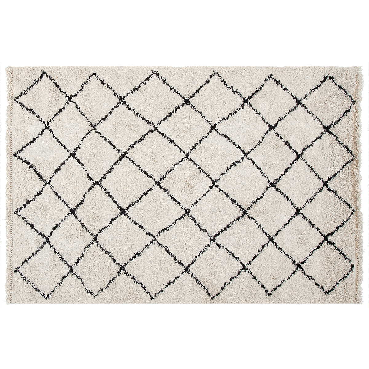 Tappeto berbero écru 160 x 230 cm ZELIA