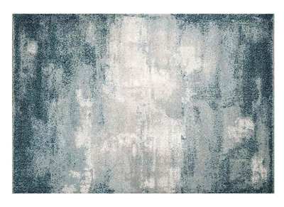 Tappeto blu moderno in polipropilene 160x230 cm CHLOE